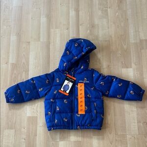 Mini Boden Blue Kids Puffer Jacket